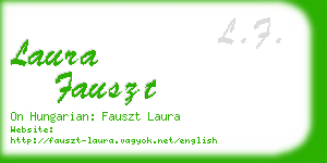 laura fauszt business card